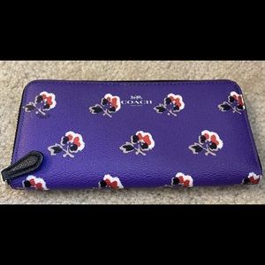 Coach Zip Around Wallet